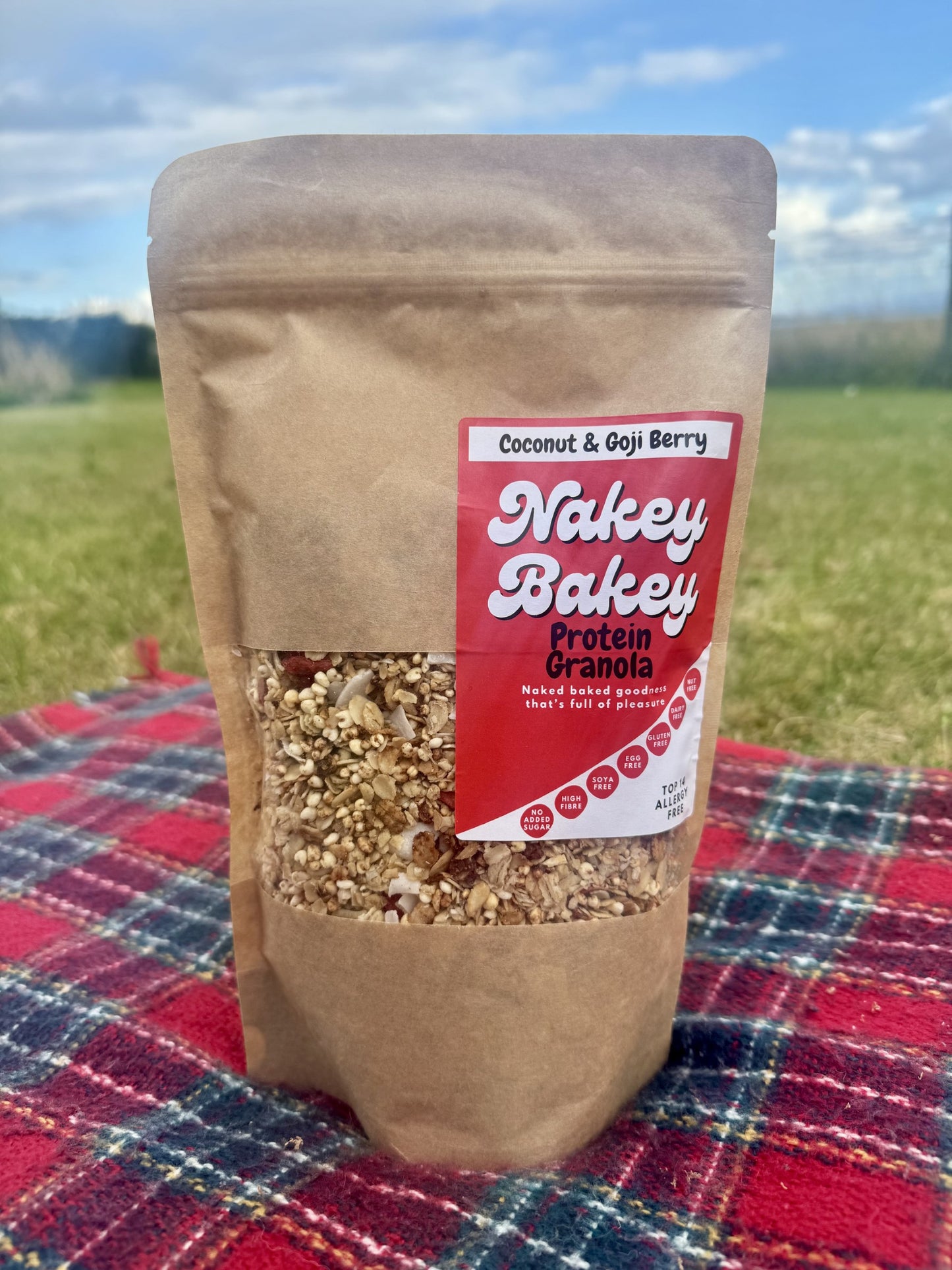 Nakey Bakey | Coconut & Goji Berry Protein Granola