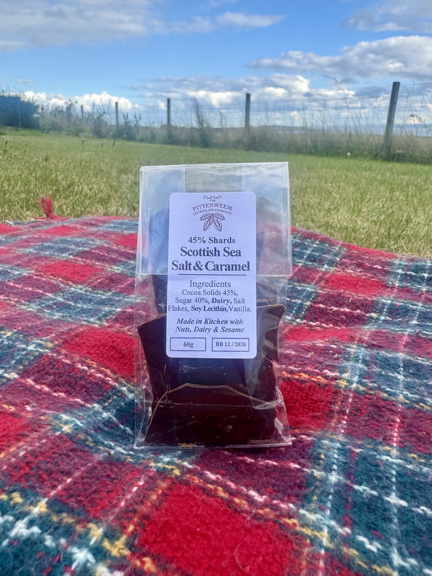 Pittenweem Chocolate Company Seasalt & Caramel Shards