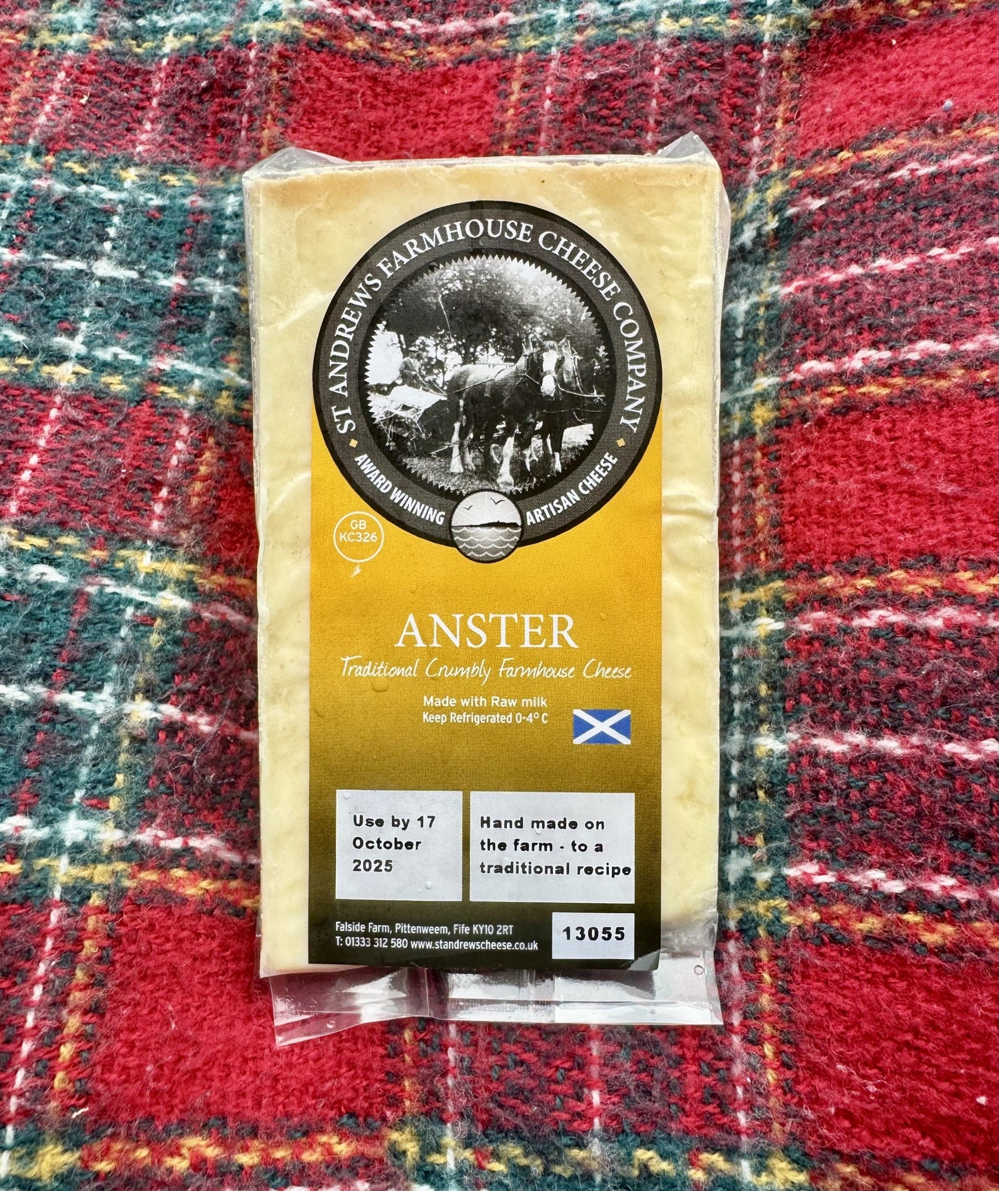 St Andrews Cheese Company Anster Cheese